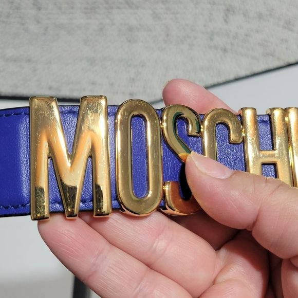 Moschino logo belt sz 52 or large in US - Picture 14 of 15